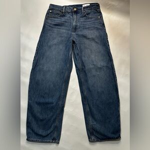 GAP High Rise Barrel Jeans Sz 30/10R Medium Wash